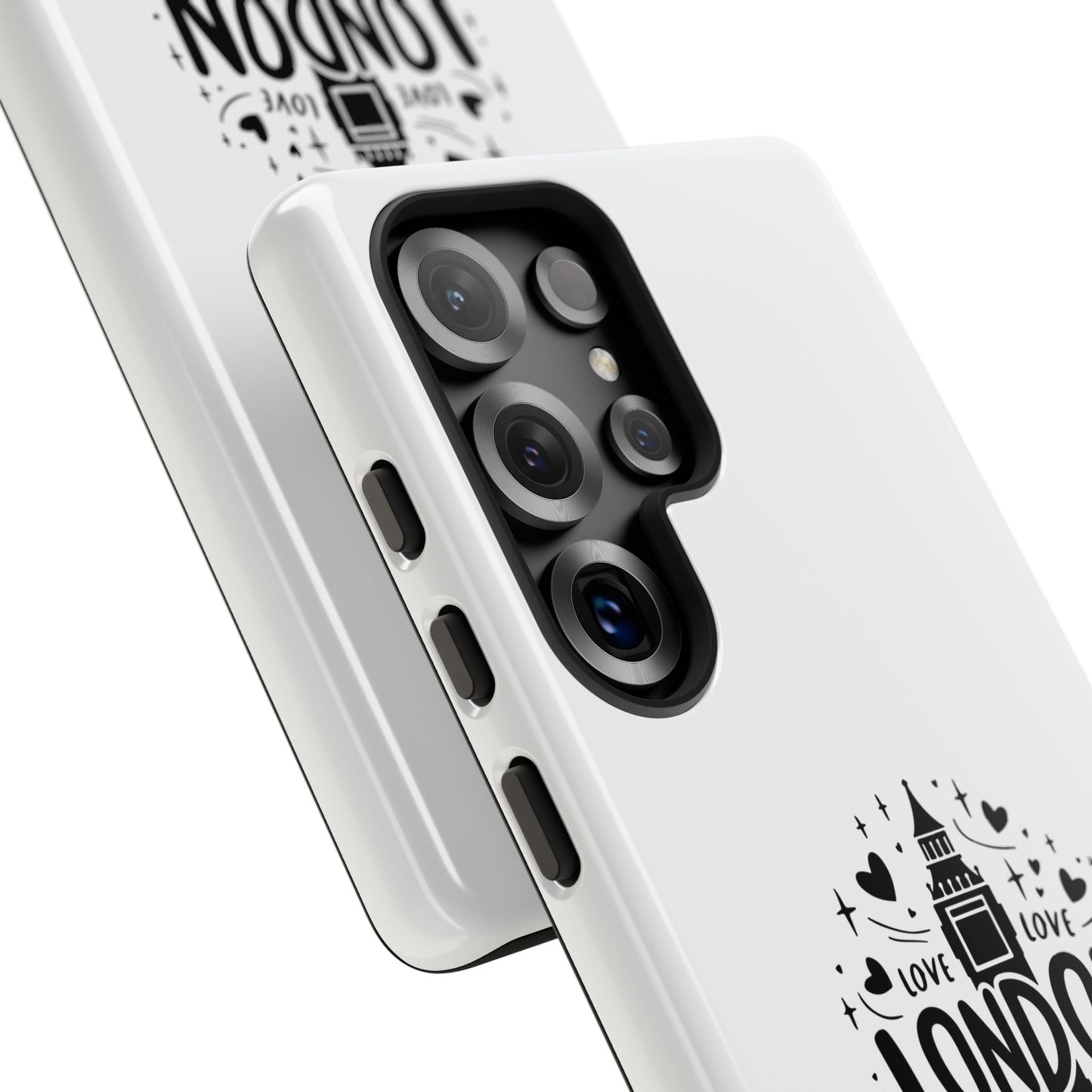 London Love iPhone Case | Tough Cases, London Theme, Gift for Travelers, Unique Phone Accessory, Cute Tech Gifts