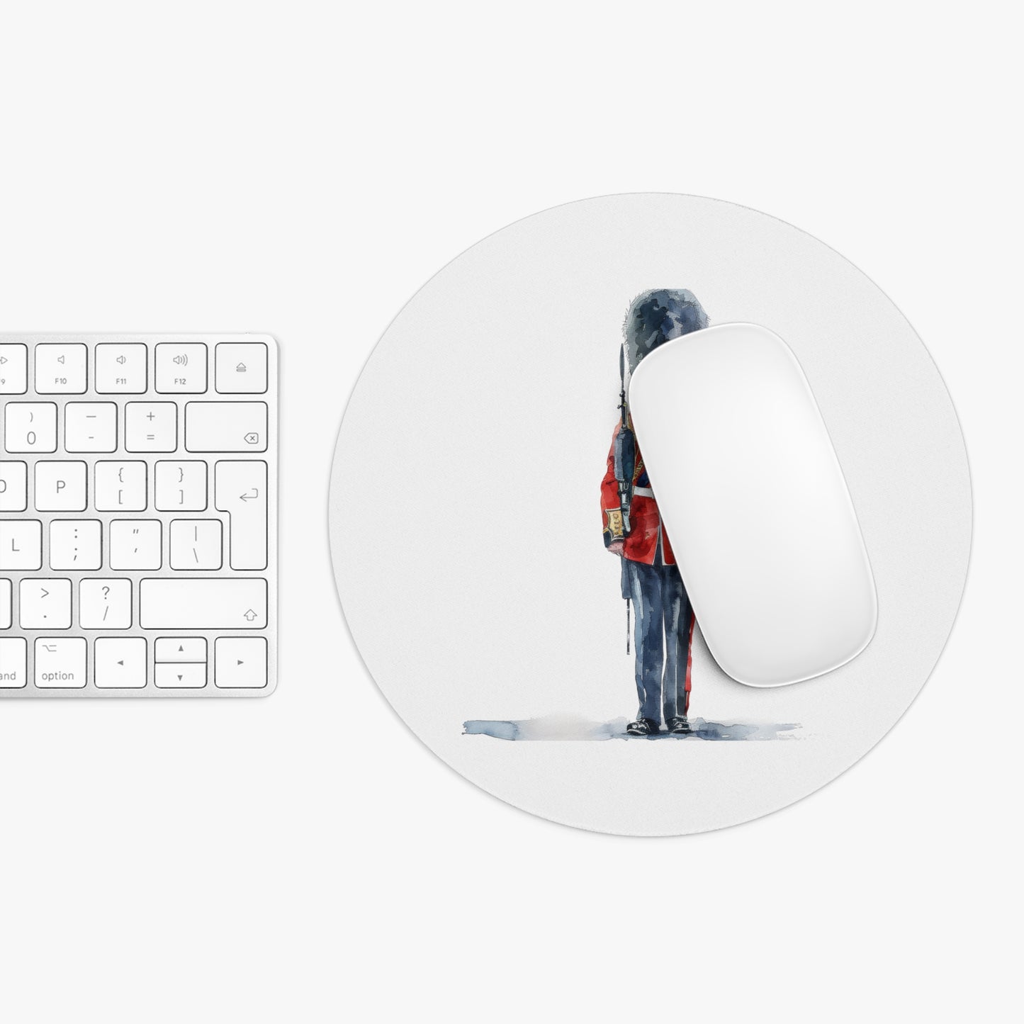 British Guard Mouse Pad | Cute Office Decor, Gift for Royal Family Fans, Unique Desk Accessories, Perfect for Home Office, Ideal Gift