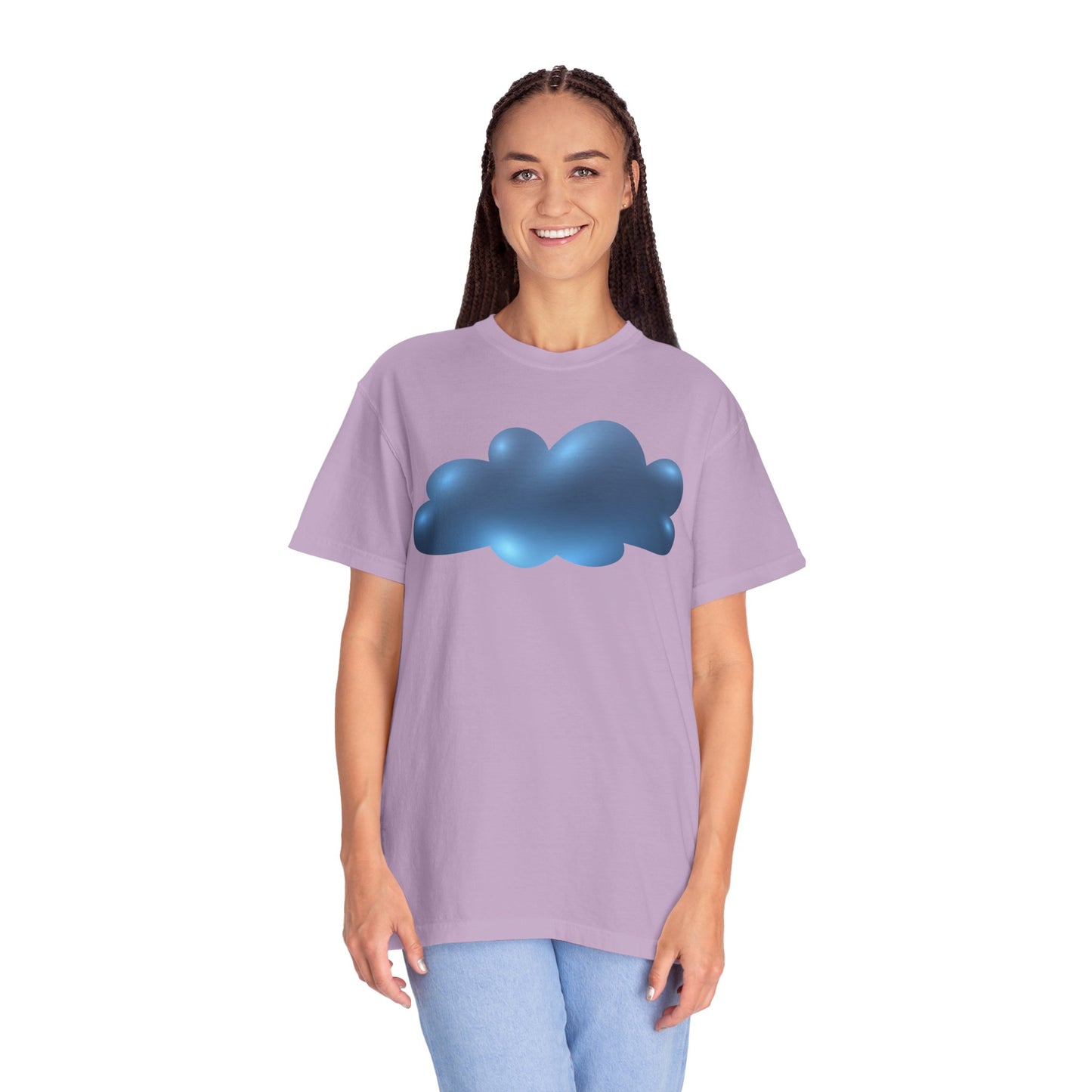 Unisex Garment-Dyed T-shirt - Serene Cloudscape