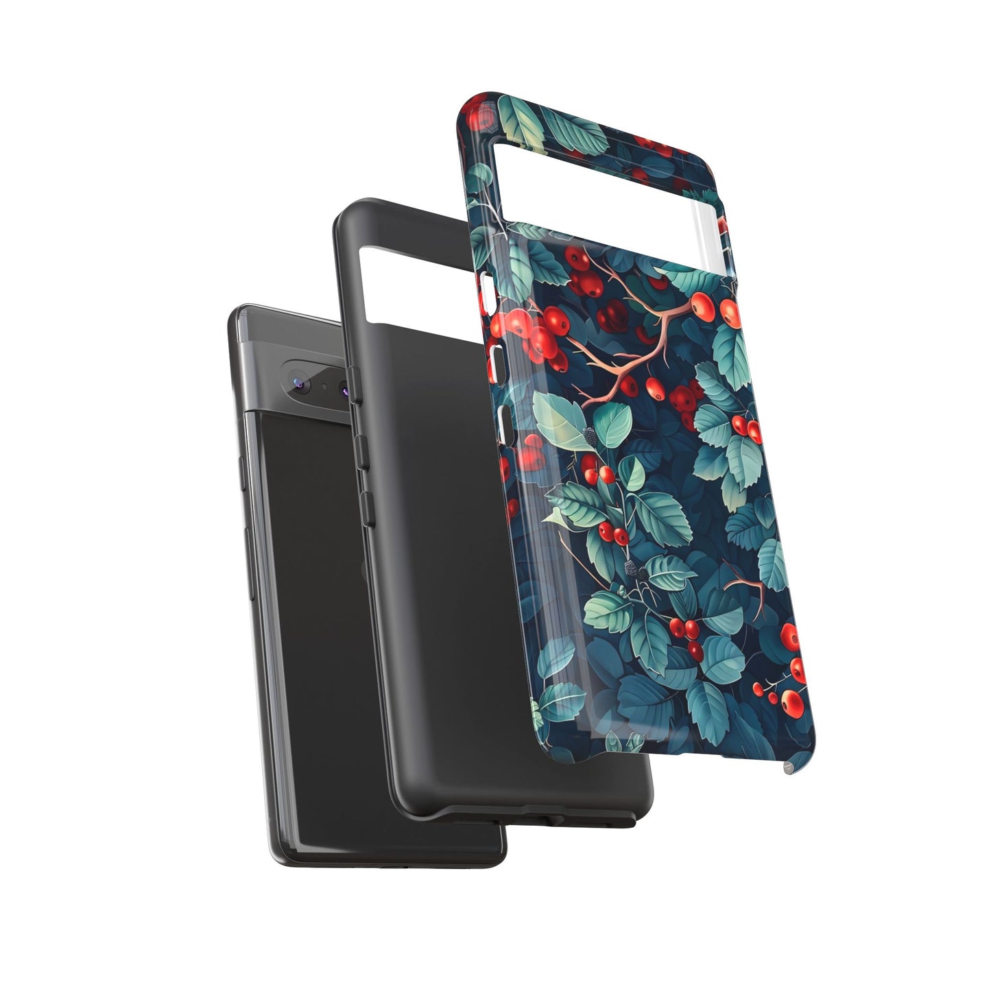 Berry Blossom Phone Case - Nature Lover's Gift, Floral Design, Cute Accessory for Spring, Unique Tech Cover, Perfect for Holidays