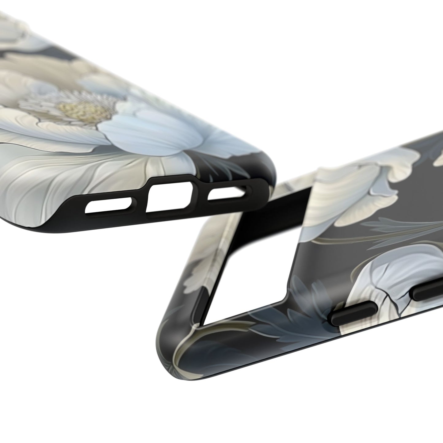 Floral Phone Case, Tough Cases for Women, Stylish Phone Cover, Floral Design Phone Protector, Nature Inspired Tech Accessories