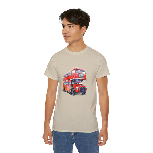 Unisex Ultra Cotton Tee - London Transport English Bus