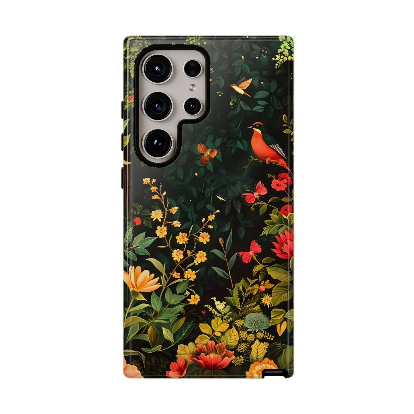 Floral Tough Phone Case, Nature-Inspired Design, Ideal for Garden Lovers, Gift for Birthdays, Christmas, Eco-Friendly Accessory