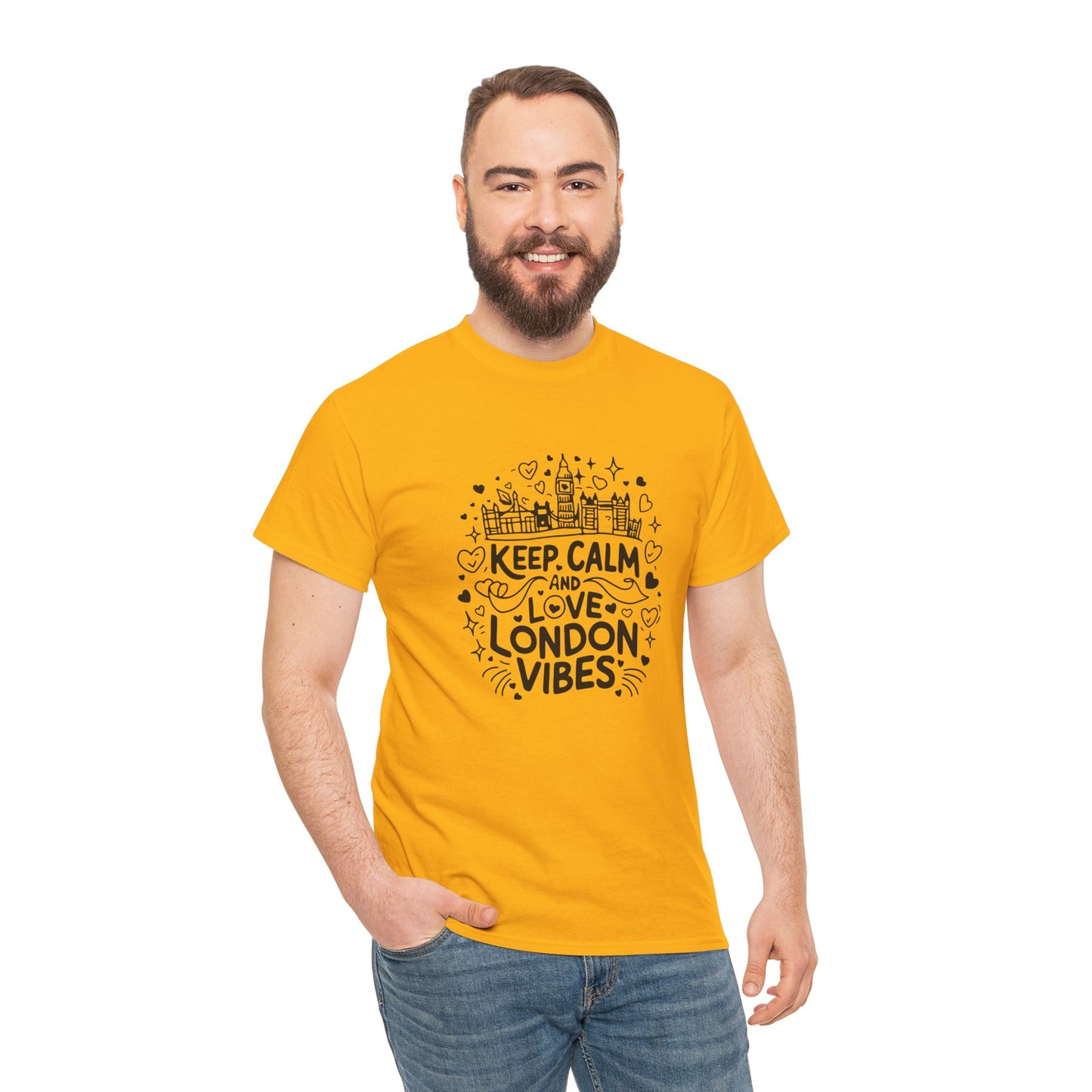 Unisex Cotton T-Shirt - Stay Cool and Love London Always