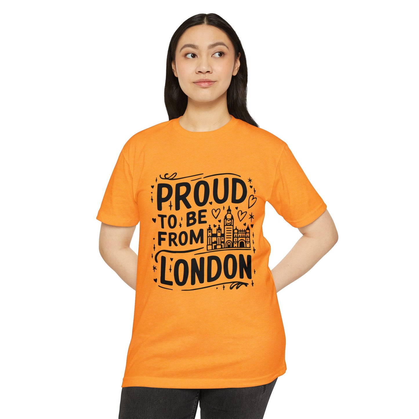 Unisex CVC Jersey T-shirt - Proud to be from London