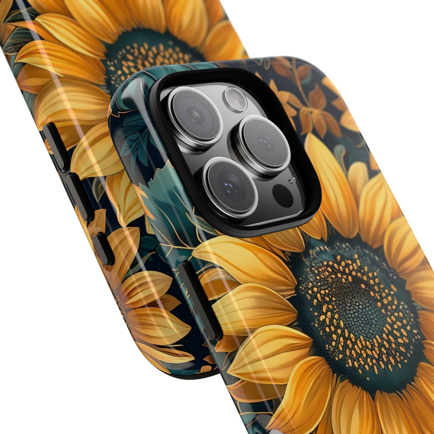 Sunflower Phone Case - Bright Floral Design, Stylish Tough Cover for Sunflower Lovers, Gift for Plant Enthusiasts, Mom Gift, Nature Lovers