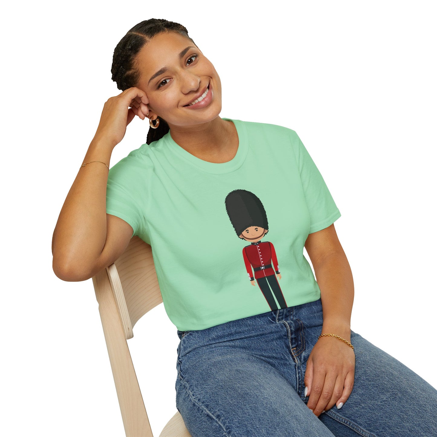 Unisex Softstyle T-Shirt - The Scarlet Guard - Iconic British Soldier
