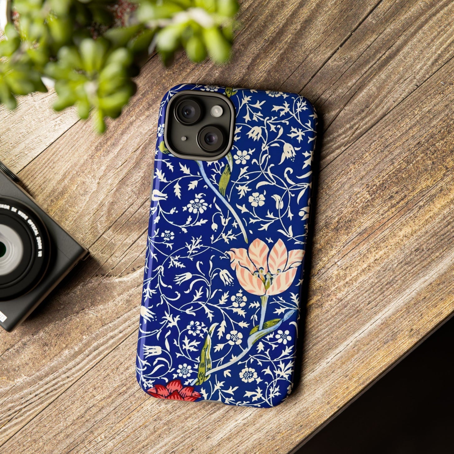 Floral Phone Case, Unique Tough Phone Cover, Gift for Her, Spring Decor, Durable Protective Case, Elegant Floral Design