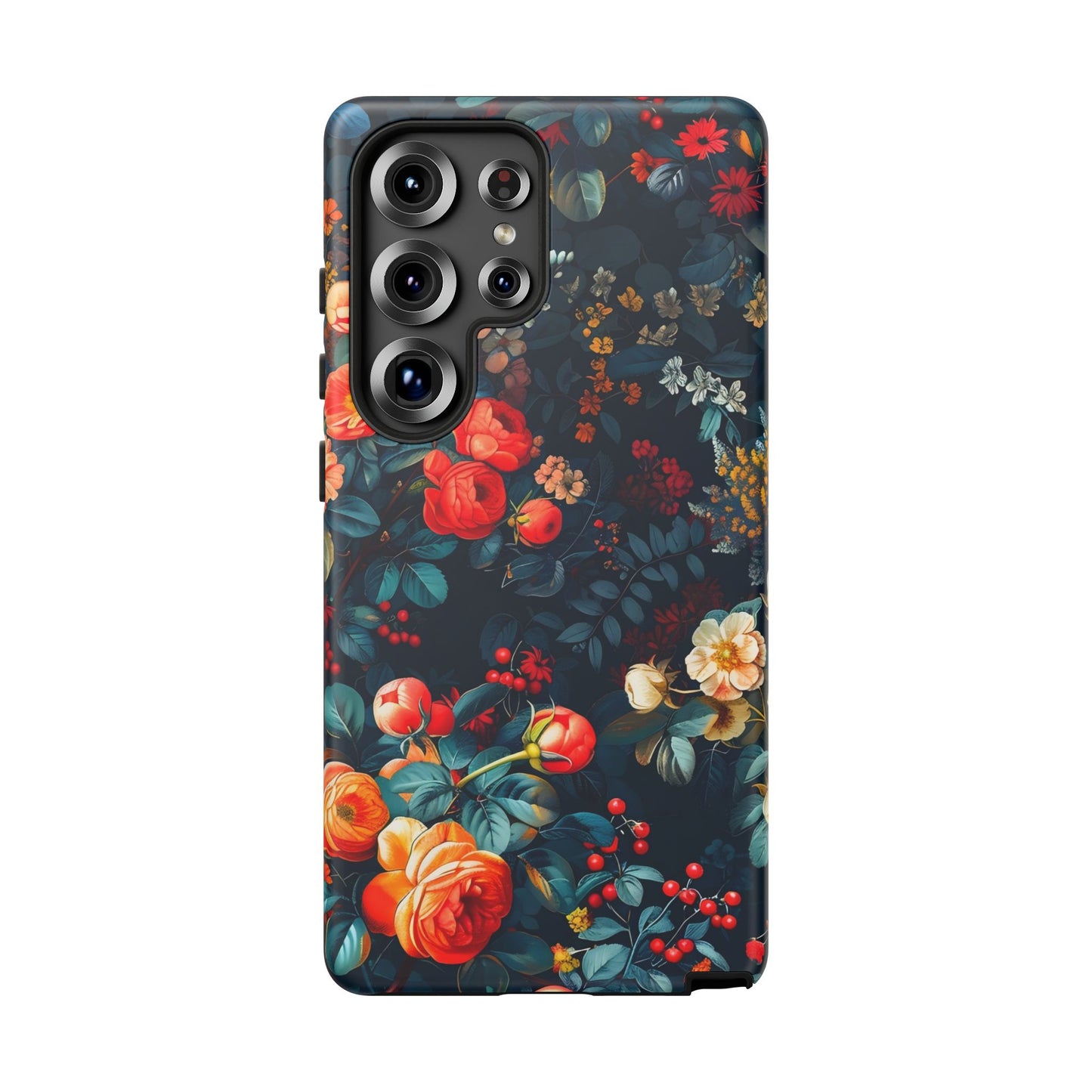 Floral Phone Case - Tough Cases, iPhone Protection, Elegant Floral Design, Gift for Her, Stylish Tech Accessory