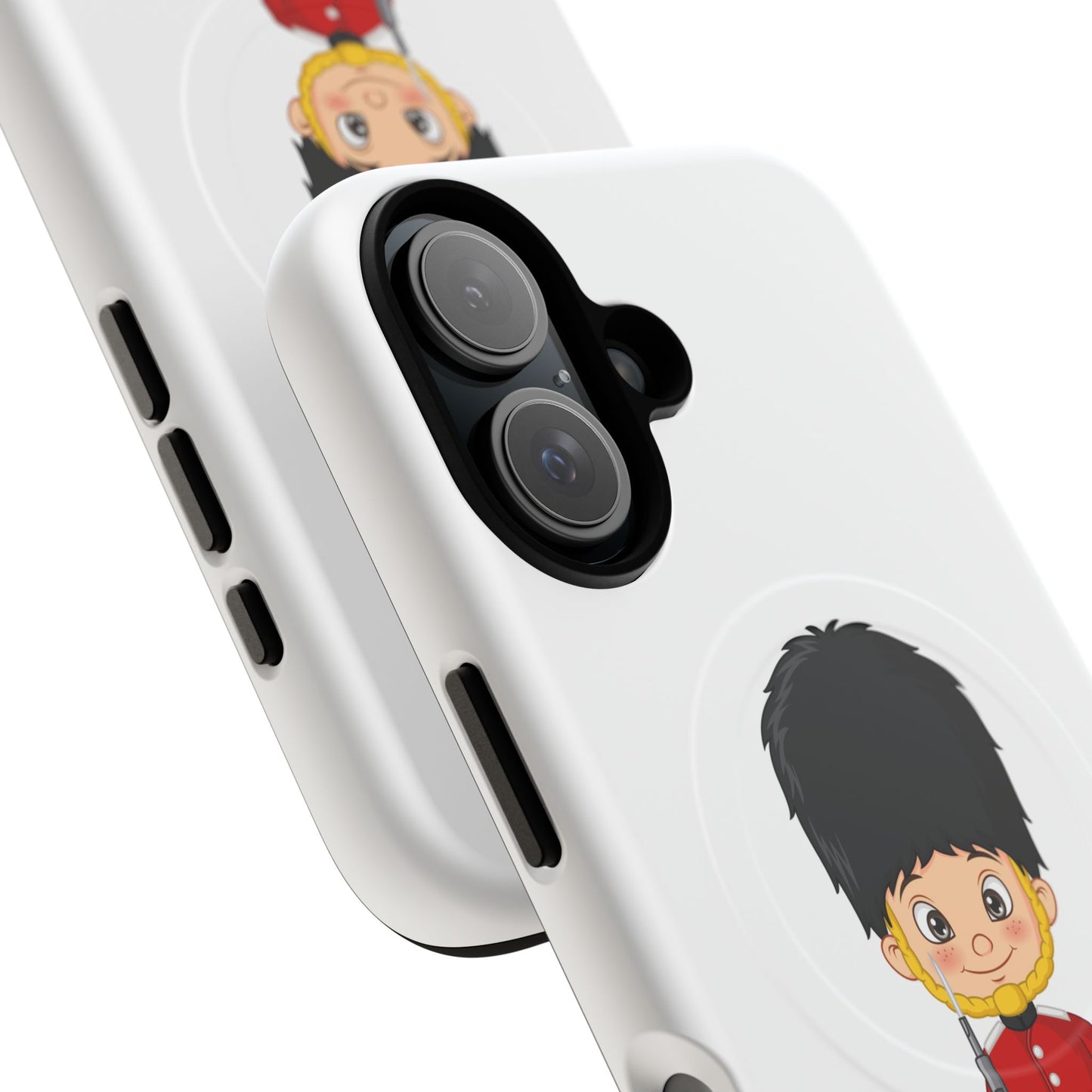 Cute Royal Guard Magnetic Phone Case, Kid's Phone Cover, Tough Magnetic Cases, Unique Gift for Kids, Birthday Gift Ideas