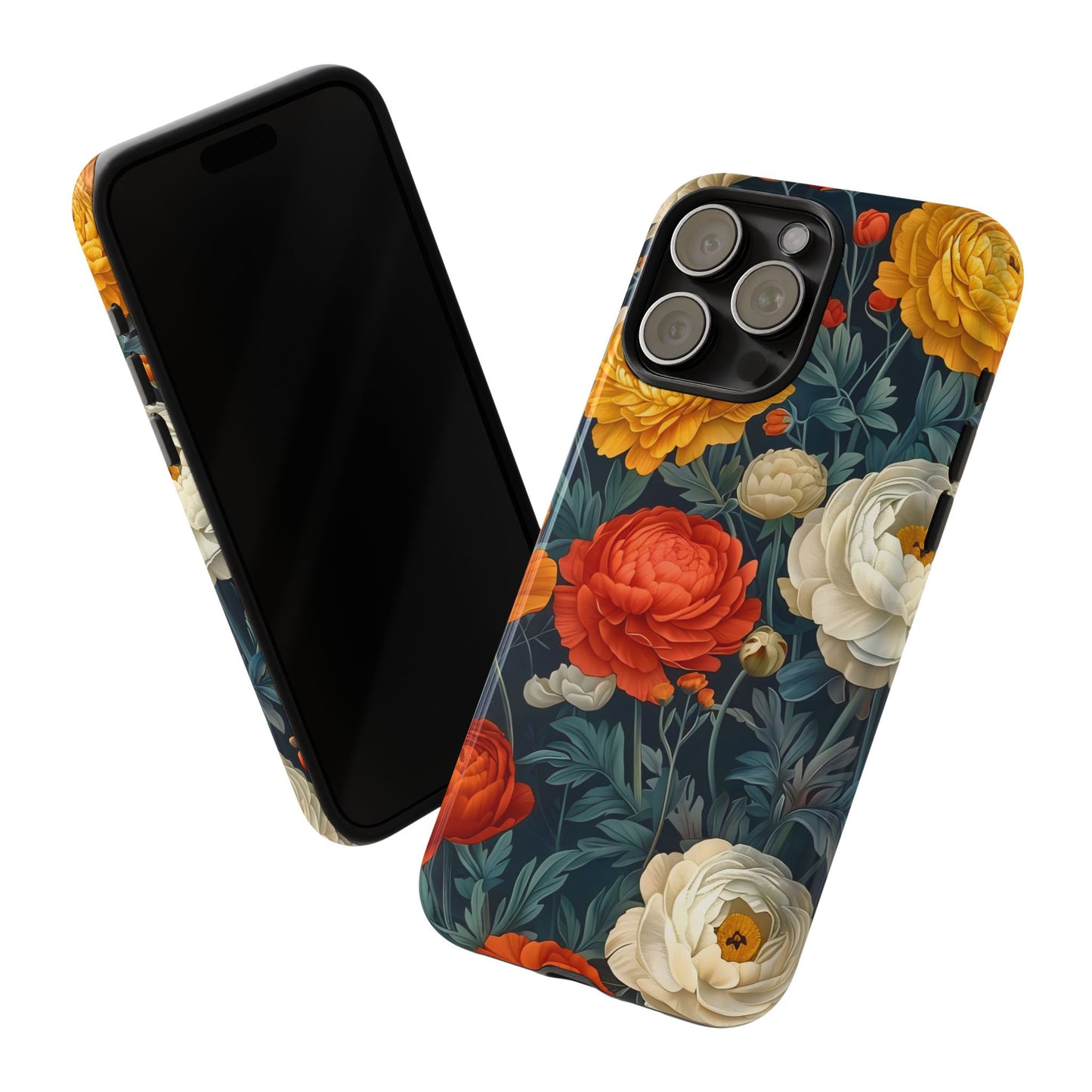 Floral Tough Case for Phones | Durable Floral Phone Cover, Boho Chic, Unique Gift for Her, Phone Protection, Flower Design