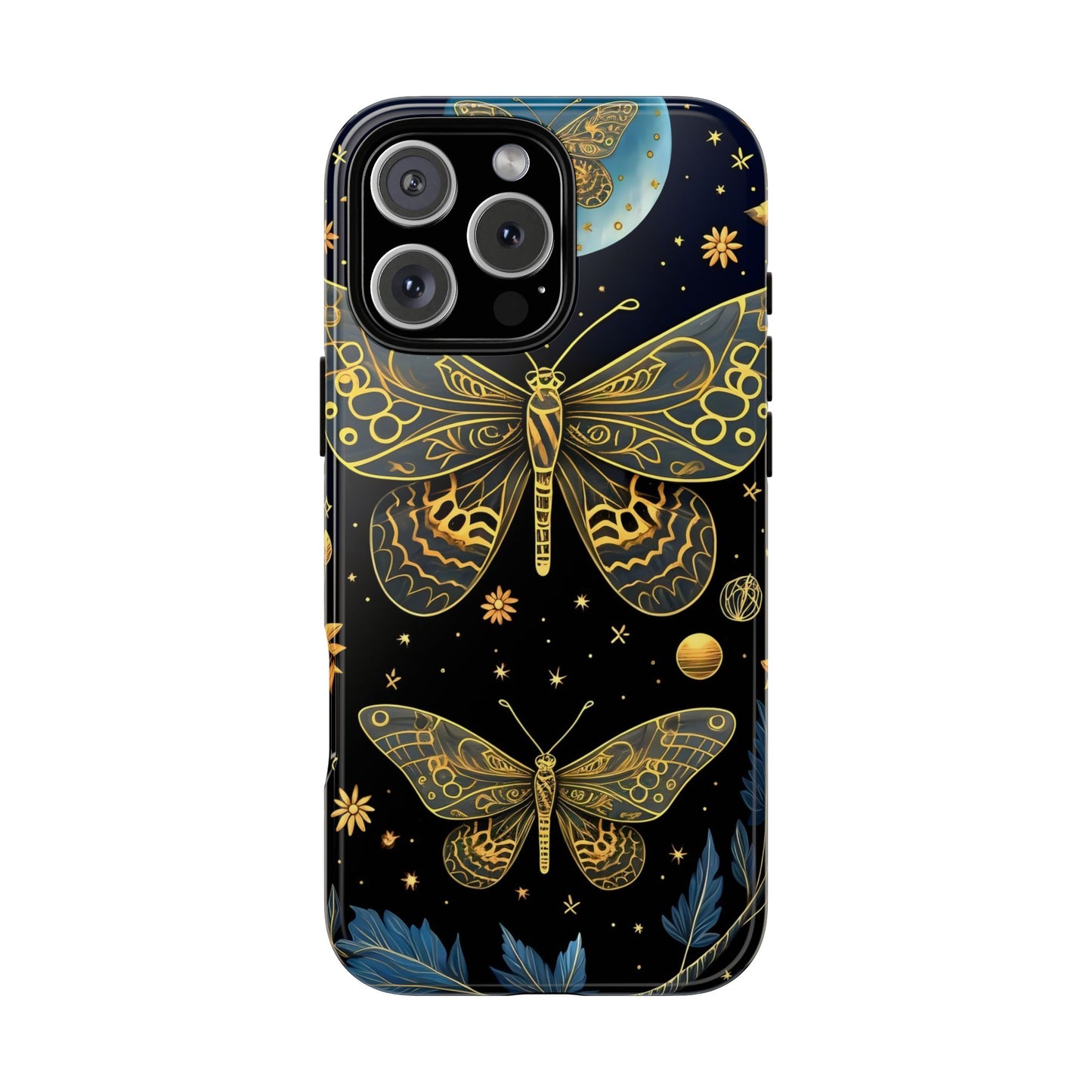 Butterfly Galaxy Phone Case | Tough Cases for Nature Lovers, Unique Phone Covers, Gift for Her, Boho Style, Floral Design