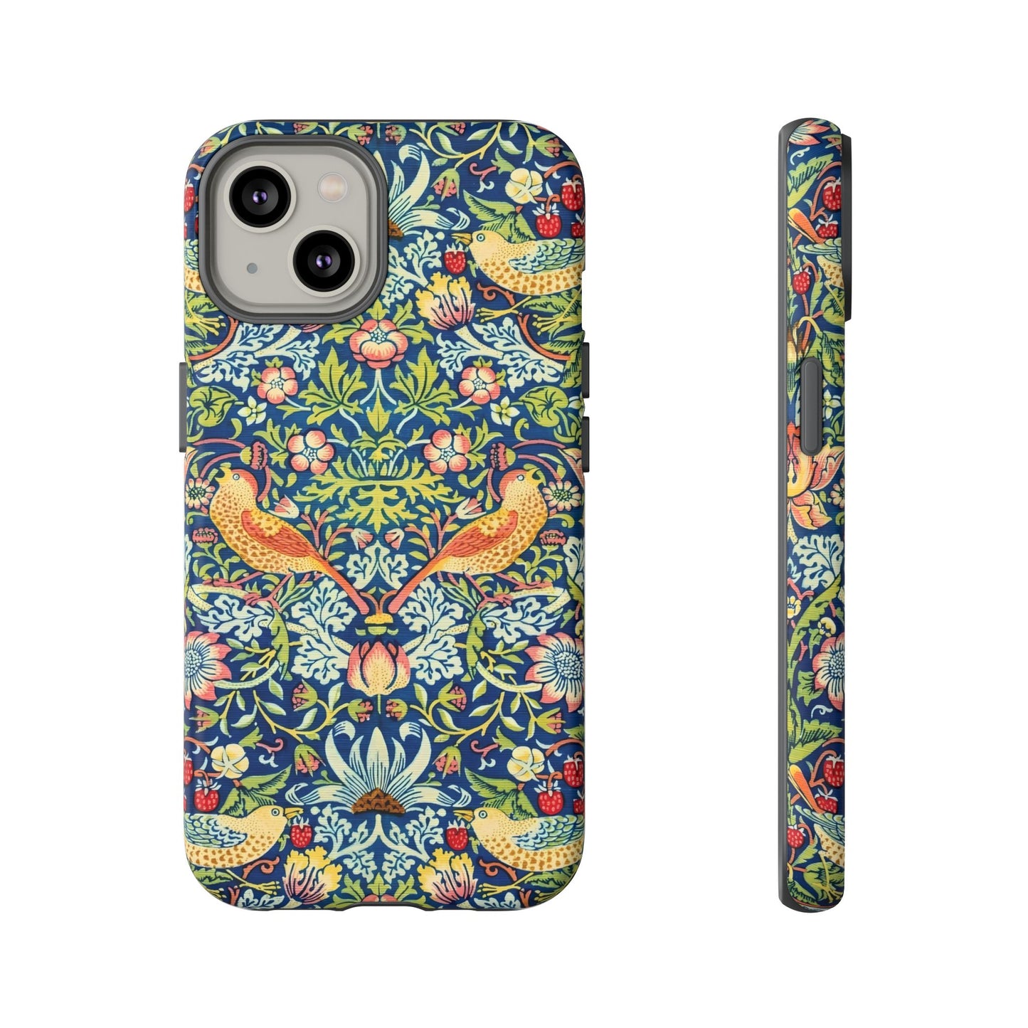 Floral Phone Case | Tough Cases, Stylish Protection, Unique Gift, Eco-Friendly, Floral Pattern, Bird Design