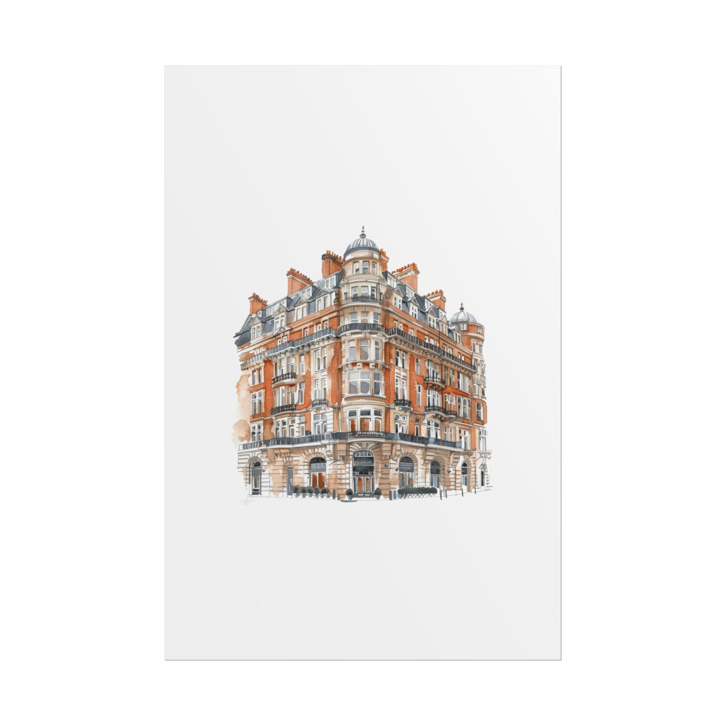 Elegant Architectural Rolled Posters, Art Prints for Home Decor, Gift for Housewarming, Wall Art for Living Room, Unique Art Decor