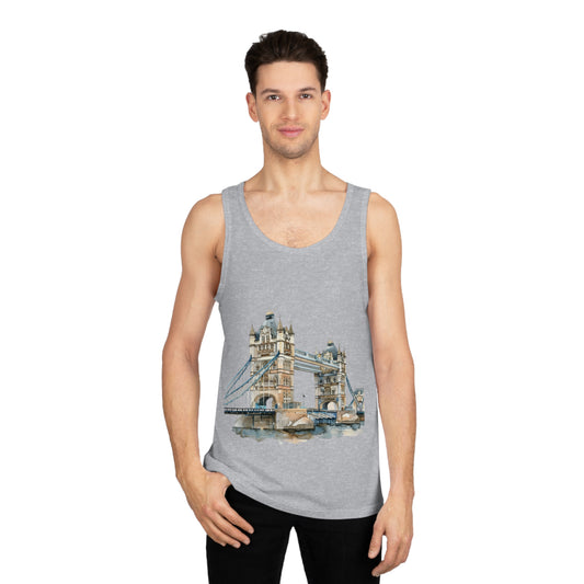 Unisex Softstyle™ Tank Top - London Bridge - Gateway to the City
