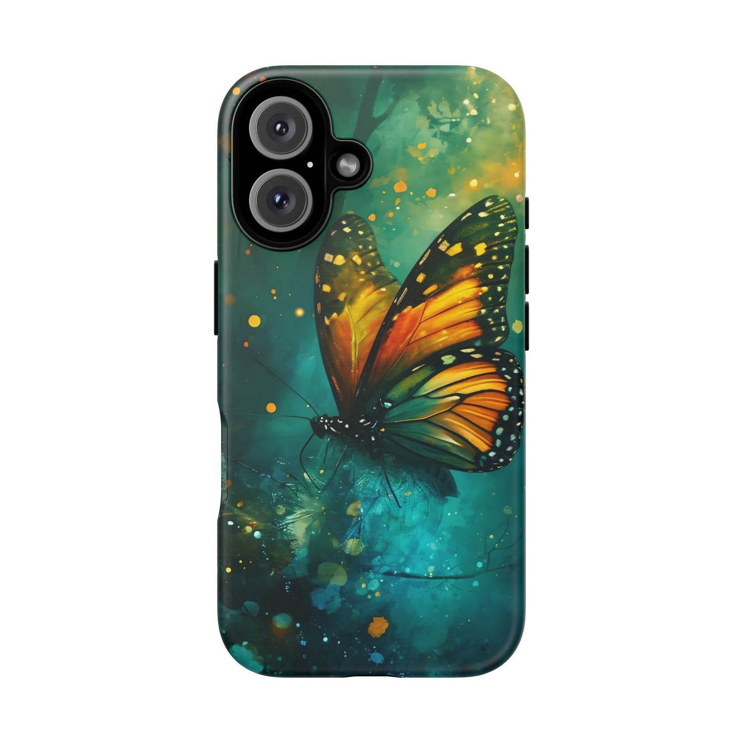 Colorful Butterfly Phone Case, Tough Cases for iPhone and Samsung, Cute Tech Accessories, Nature Lovers Gift, Vibrant Floral Design
