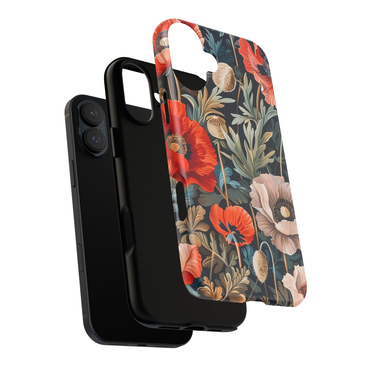 Floral Phone Case - Tough Cases, Flower Design, Chic Tech Accessories, Stylish Gifts, Unique Phone Protectors