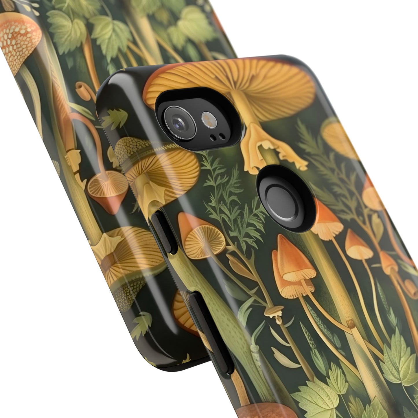 Mushroom Forest iPhone Case, Tough Cases for Nature Lovers, Vibrant Phone Accessories, Unique Gift for Him/Her, Eco-Friendly Style