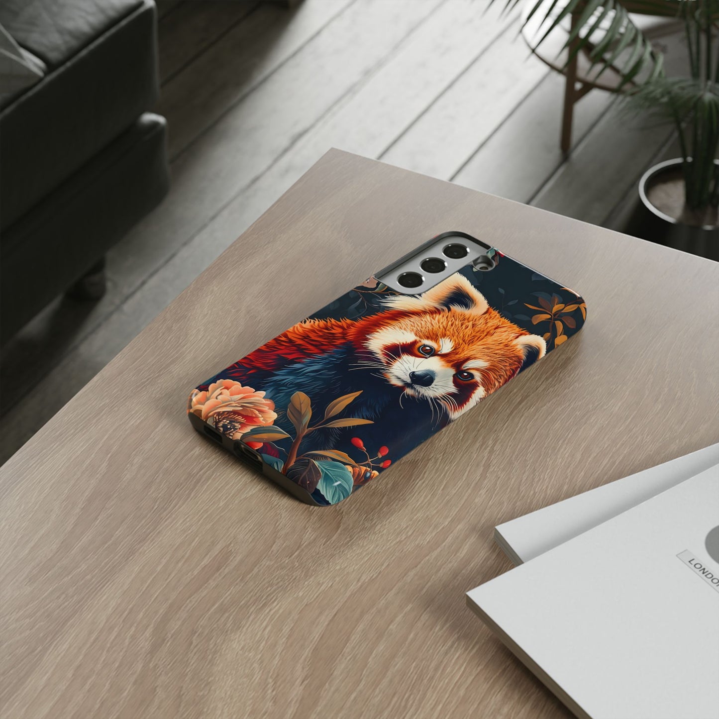 Cute Red Panda Phone Case, Wildlife Lover Gift, Tough Cases for iPhone, Nature-Themed Phone Cover, Animal Art Shell, Cute Tech Accessories
