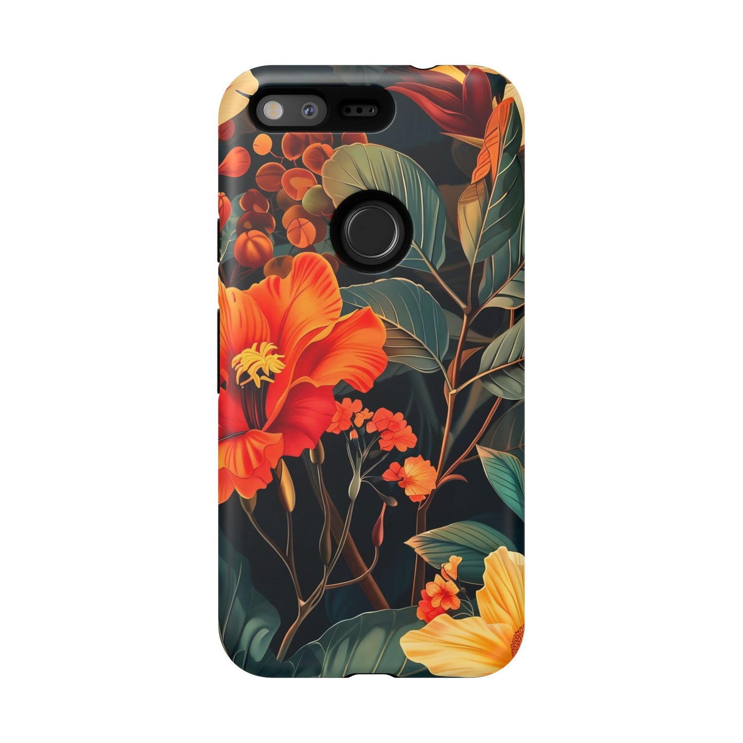 Colorful Floral Phone Case, Tough Cases, Vibrant Smartphone Cover, Gift for Nature Lovers, Summer Vibes, Unique Phone Accessory