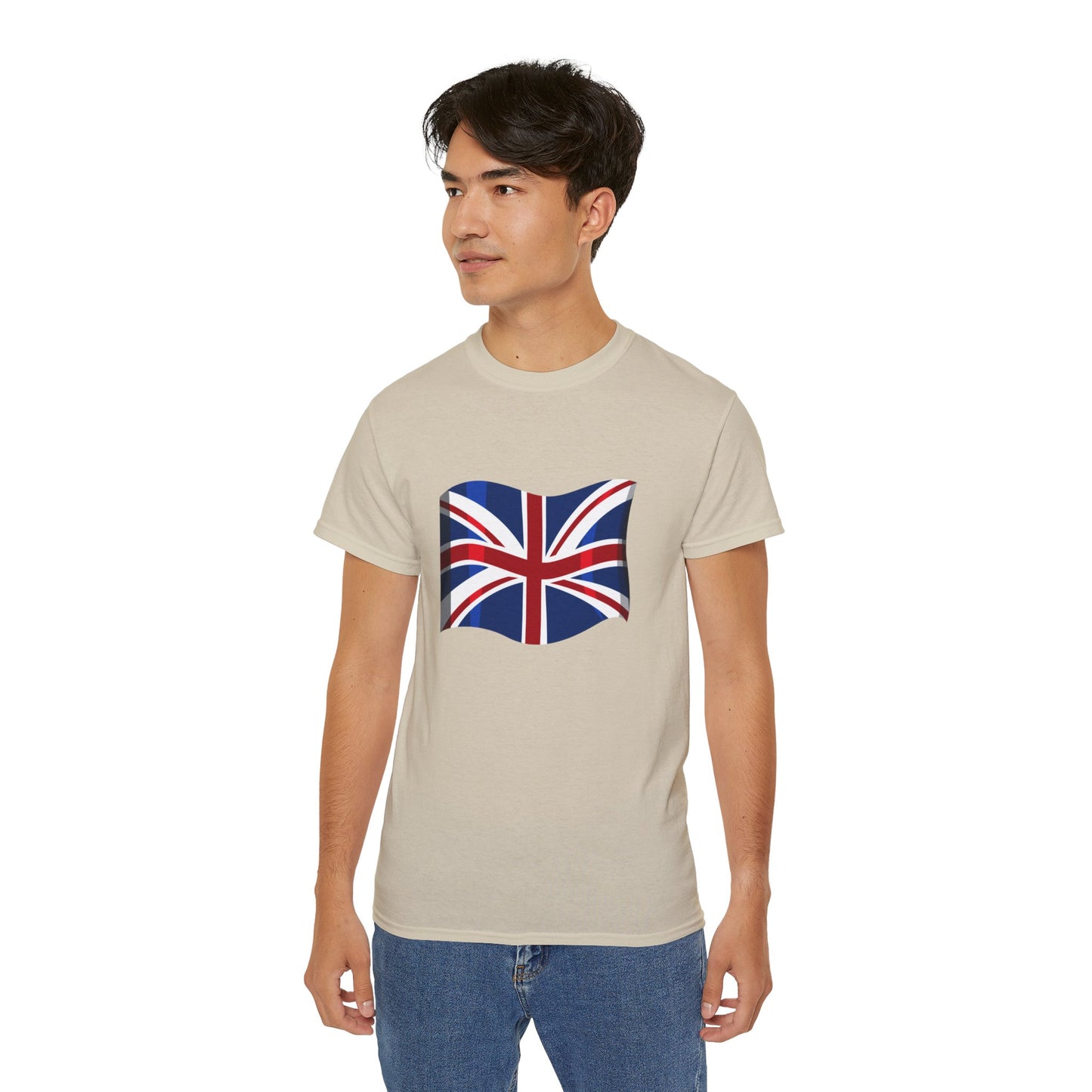 Unisex Ultra Cotton Tee - Symbolic Union Jack Flag Art