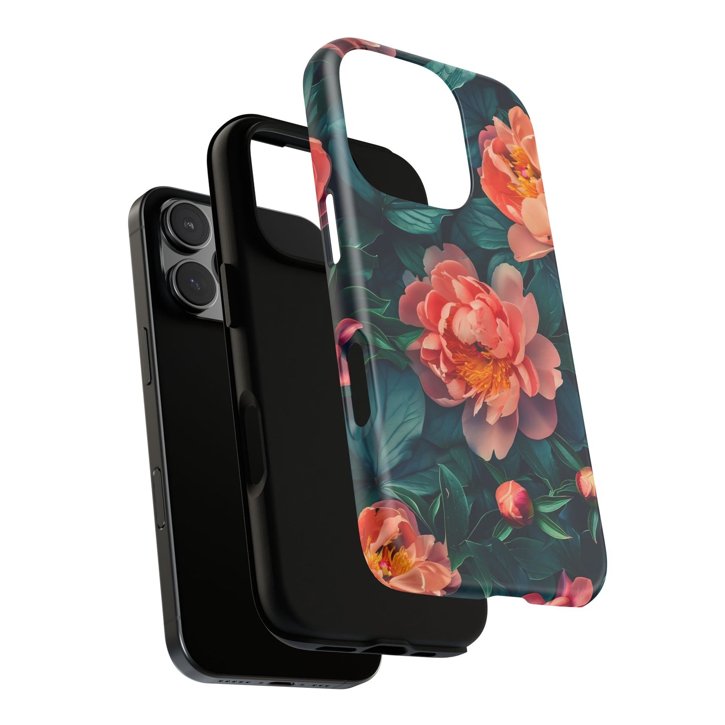 Floral Phone Case - Tough Cases, Flower Design, Botanical Art, Phone Accessory, Gift for Her, Nature Lovers