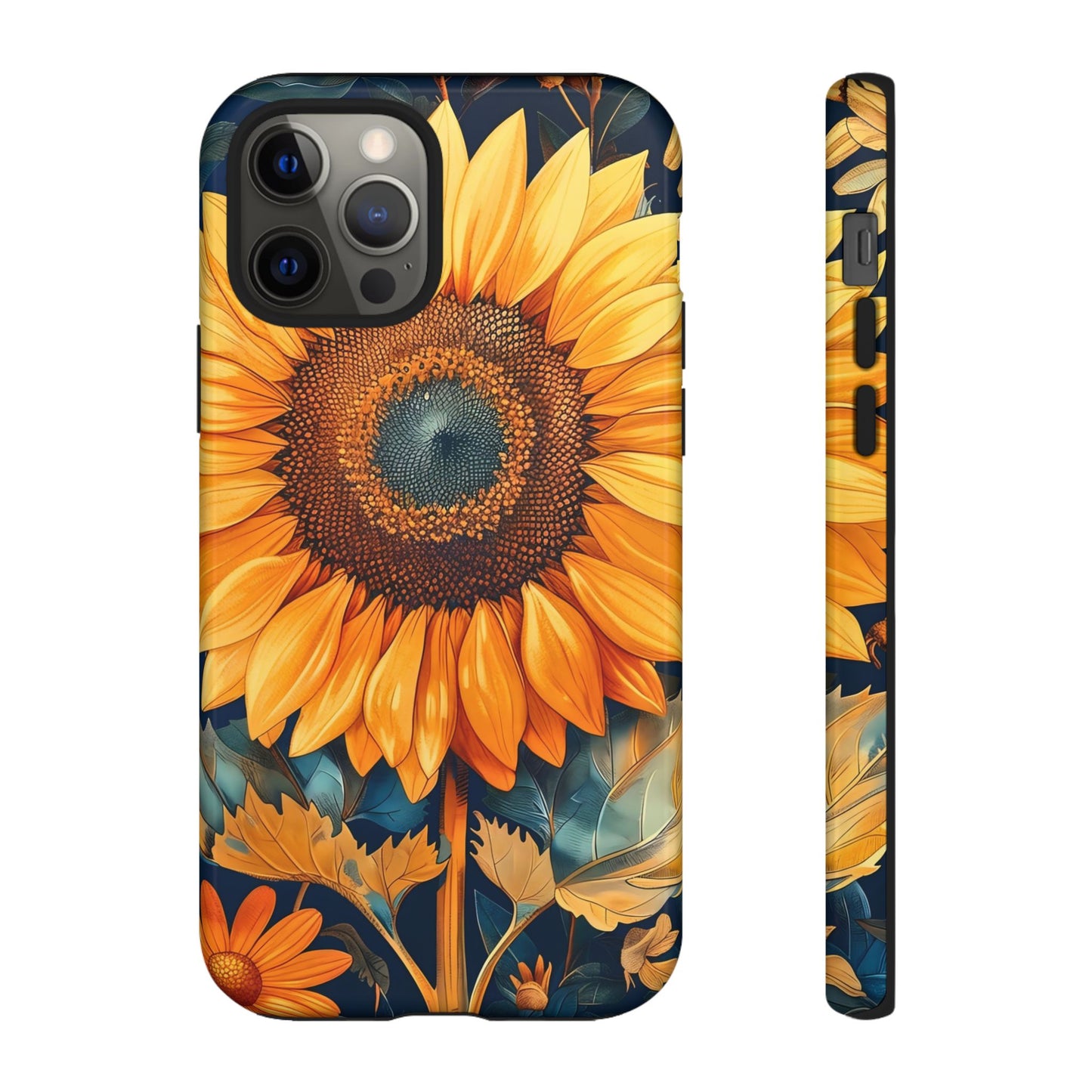 Sunflower Phone Case - Floral Design for Nature Lovers, Cute Spring Accessory, Gift for Her, Eco-Friendly Cover