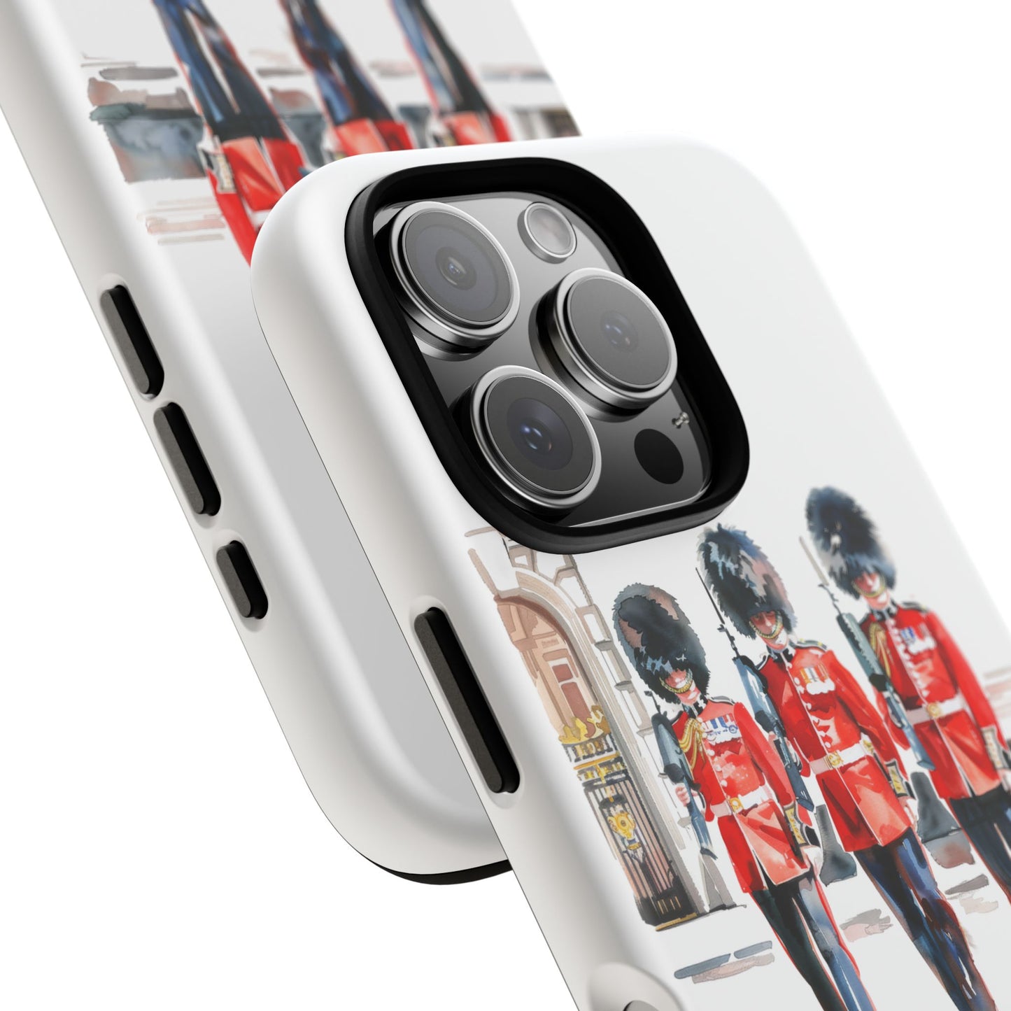 Phone Case with Royal Guard Design, Unique Cell Cover, London Souvenir, Tough Phone Case, Gift for Travelers, Stylish Street Photography