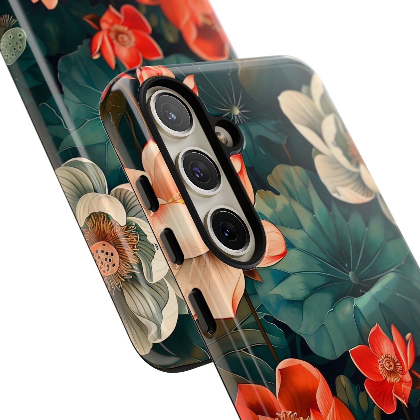 Flower Phone Case, Floral Phone Cover, Tough Case for Floral Lovers, Gift for Her, Stylish Tech Accessories