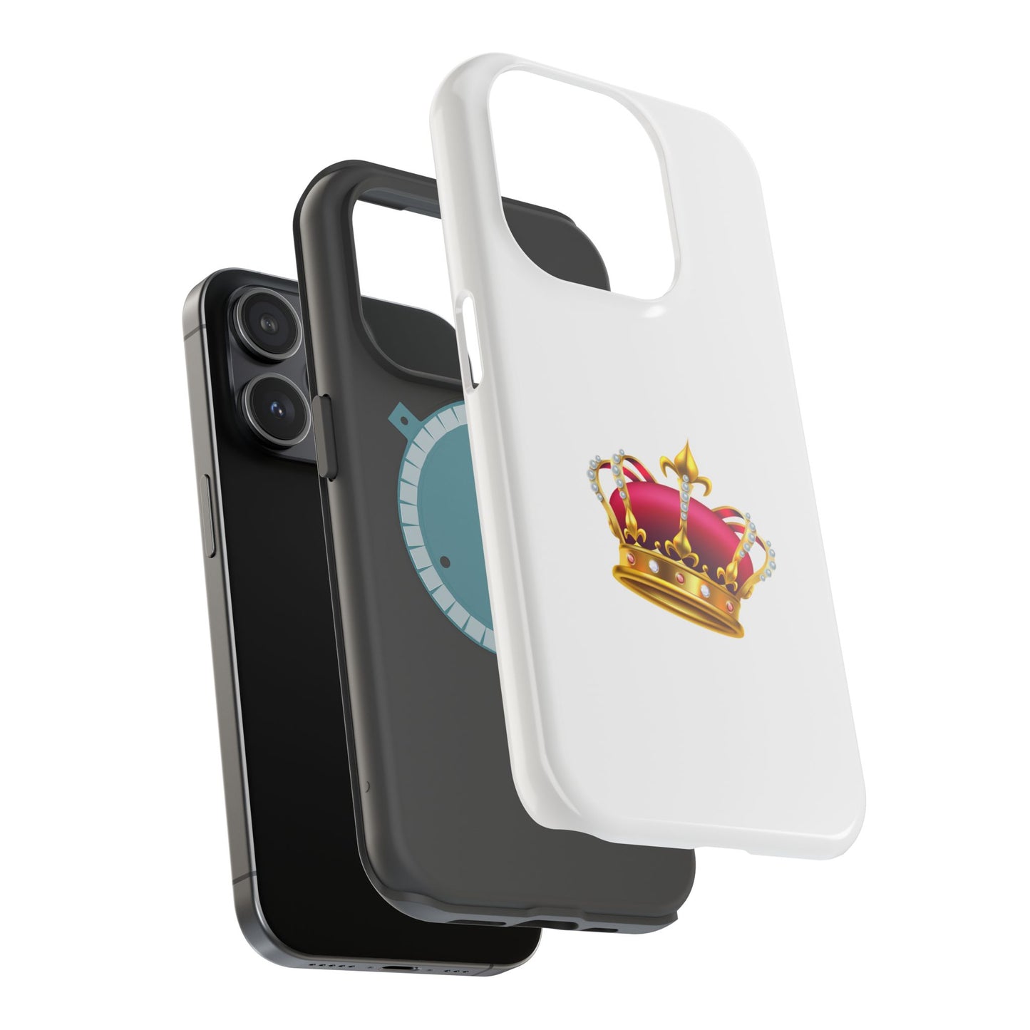 Crown Magnet Phone Cases, Trendy iPhone Covers, Gifts for Her, Birthday Accessories, Unique Custom Cases, Stylish Phone Protection