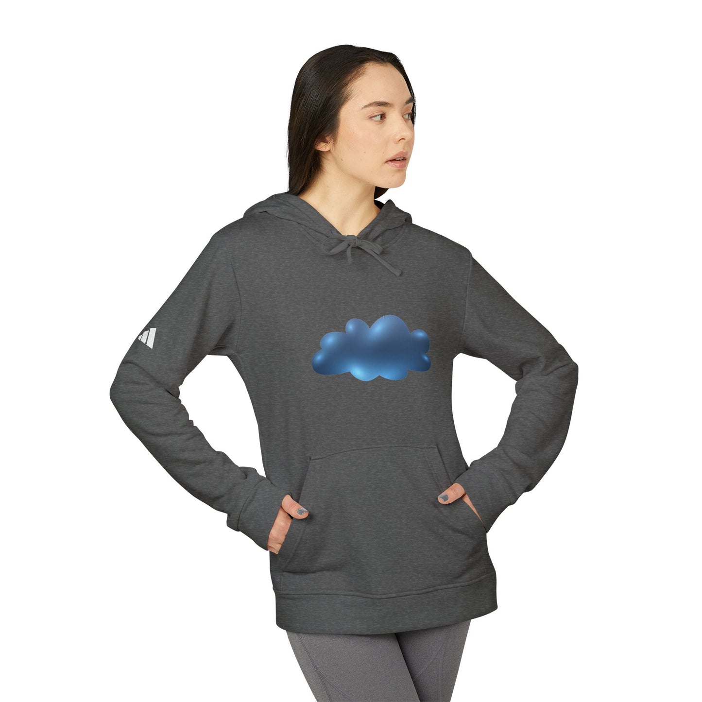 adidas Unisex Fleece Hoodie - Dreamy Cloud Design