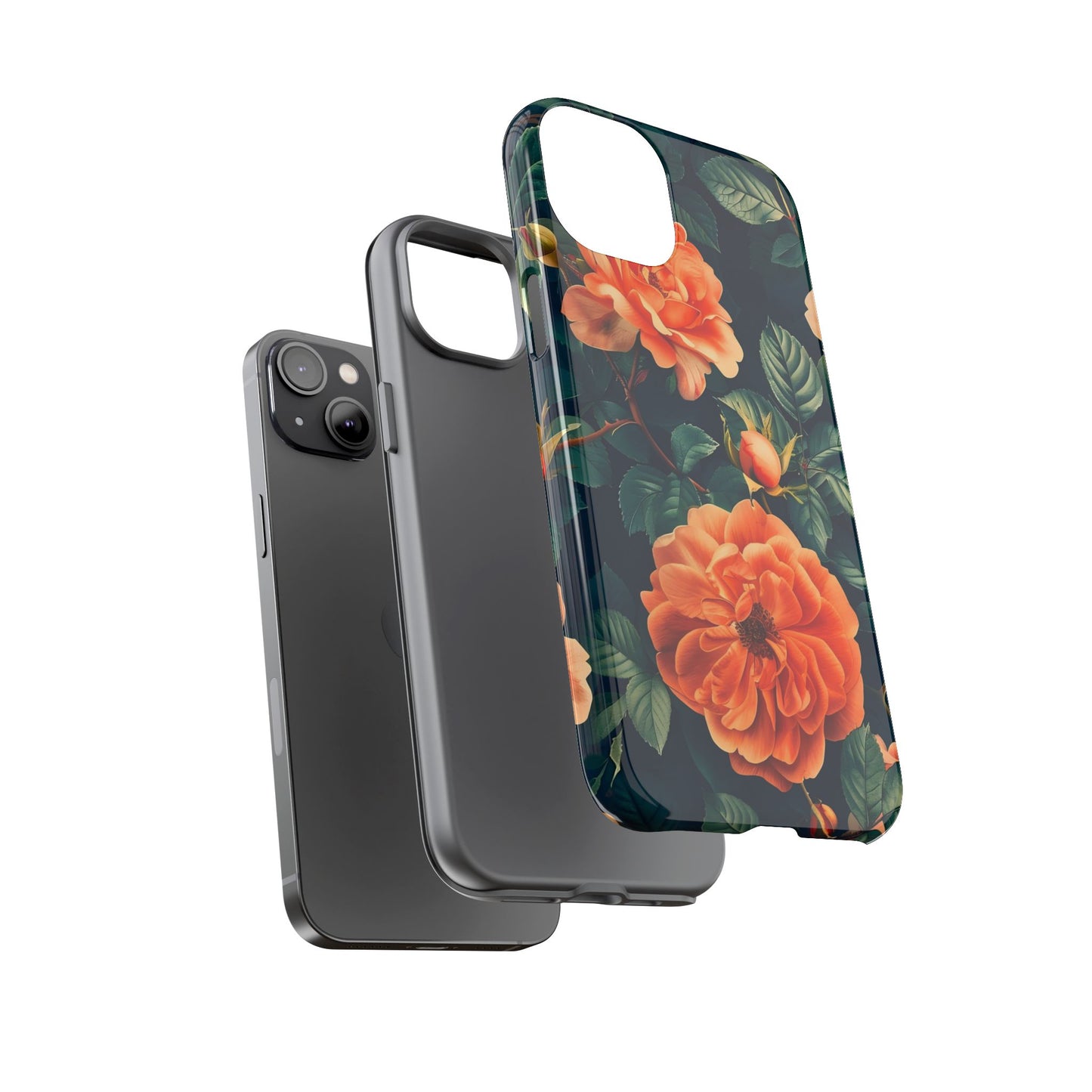 Floral Phone Case, Tough Cases for Nature Lovers, Botanical Design, Phone Protection, Gift for Her, Trending Floral Accessories