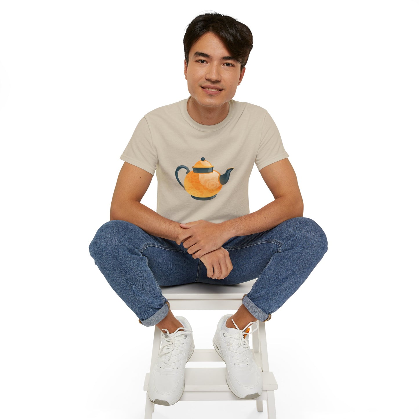 Unisex Ultra Cotton Tee - Breathable Classic British Tea Kettle