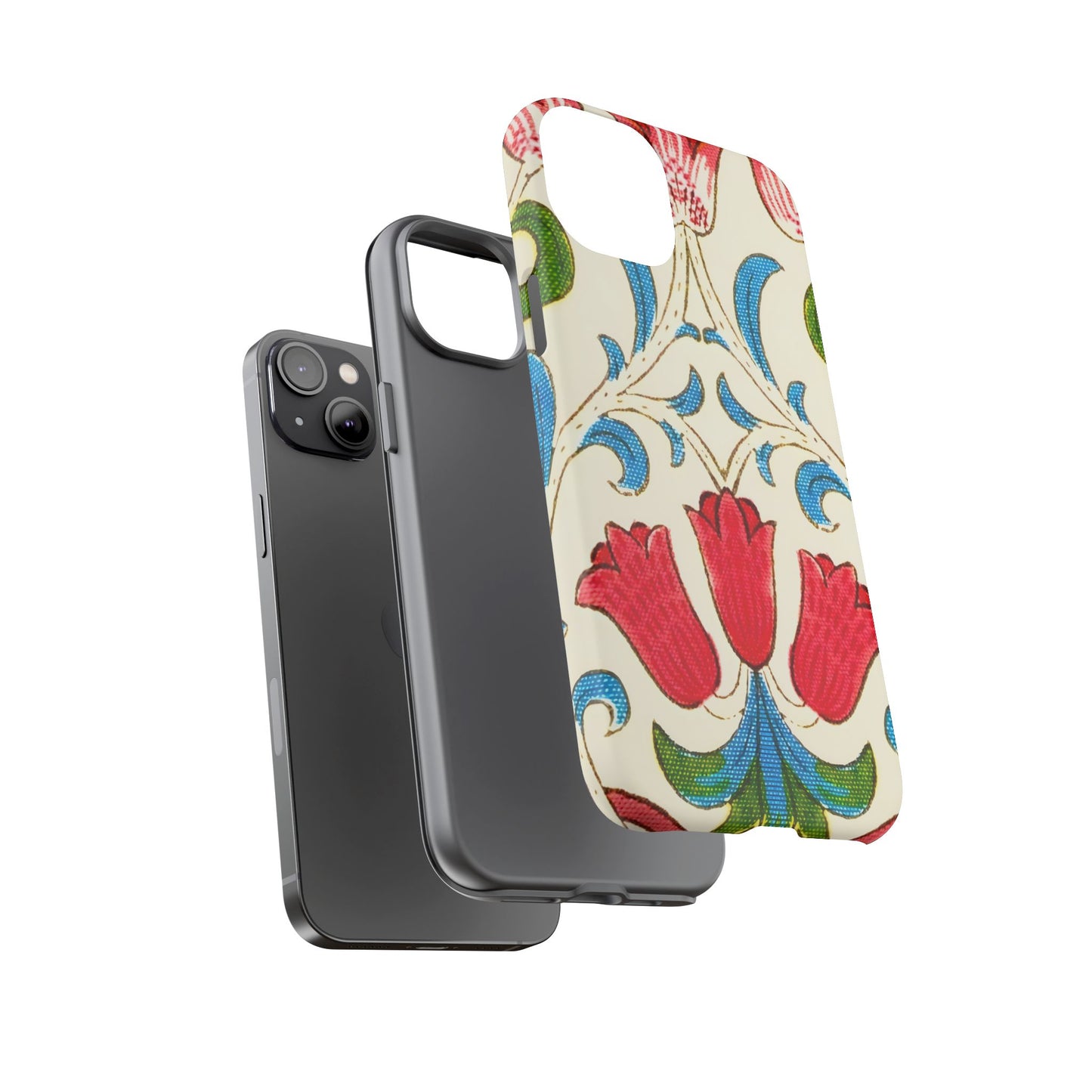 Floral Phone Case - Tough Cases | Stylish Protection, Gift for Her, Boho Phone Cover, Spring Accessory, Cute Tech