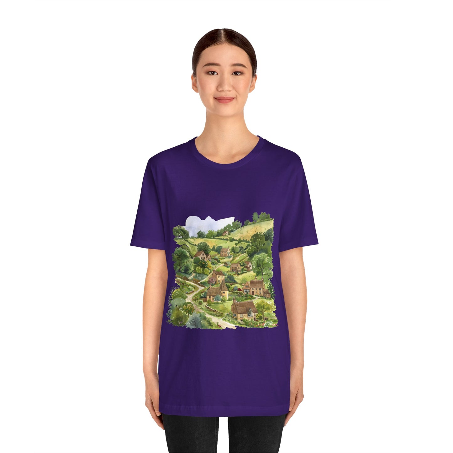 Unisex Jersey Short Sleeve Tee - Enchanting Landscapes of Britain