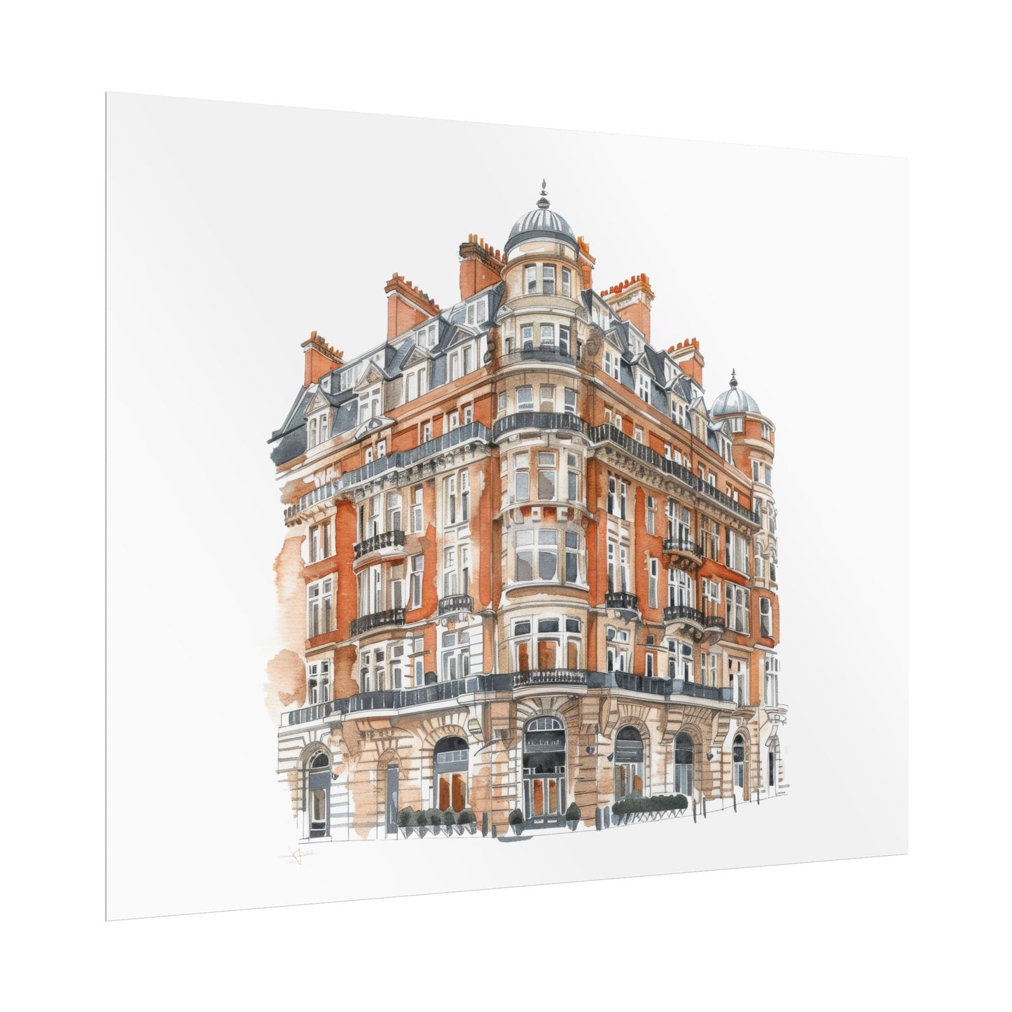 Elegant Architectural Rolled Posters, Art Prints for Home Decor, Gift for Housewarming, Wall Art for Living Room, Unique Art Decor