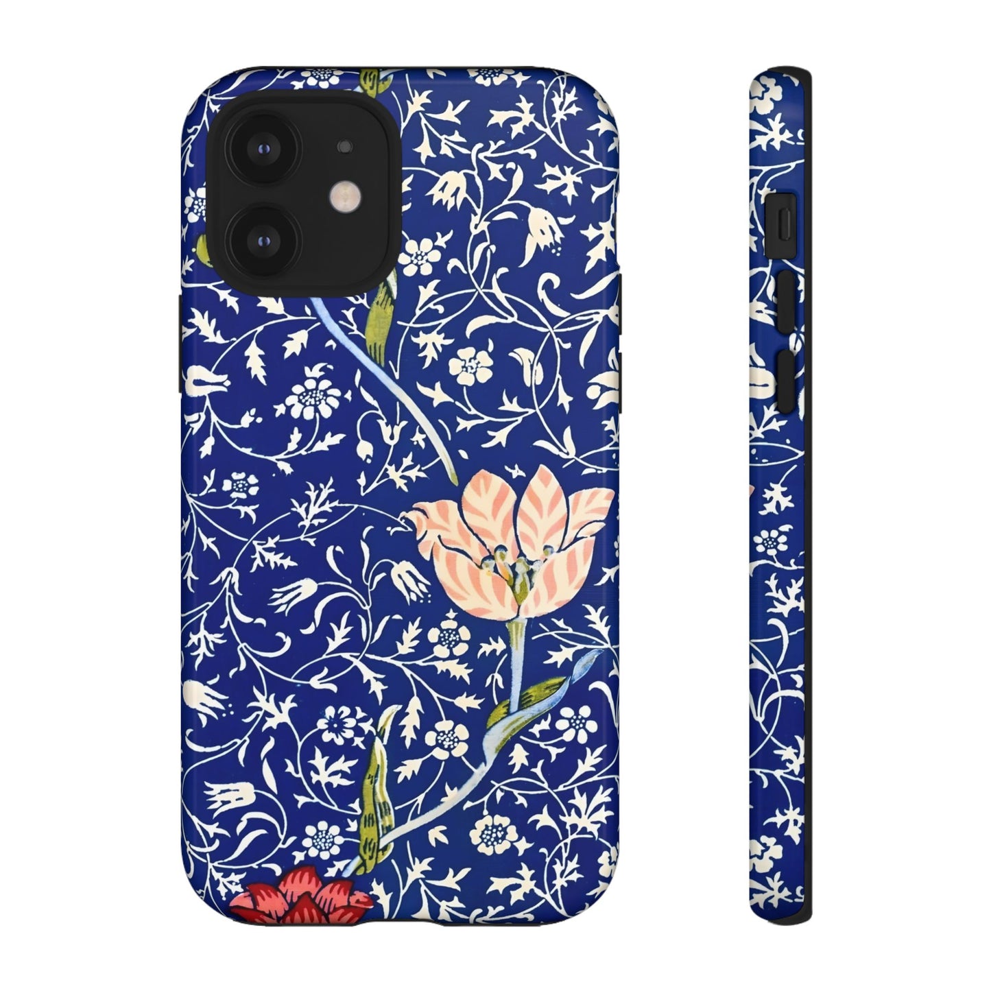Floral Phone Case, Unique Tough Phone Cover, Gift for Her, Spring Decor, Durable Protective Case, Elegant Floral Design