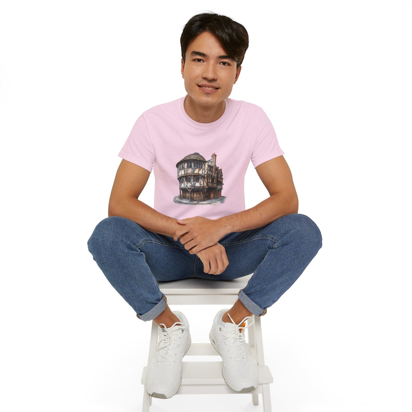 Unisex Ultra Cotton Tee - British Architectural Vintage Building
