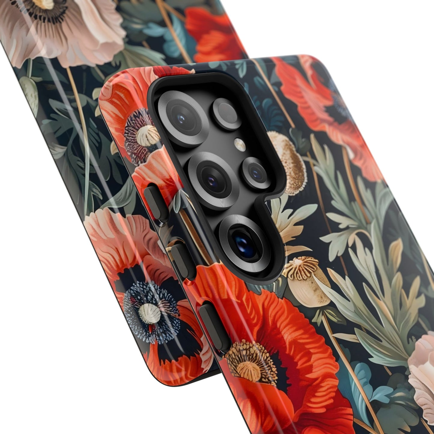 Floral Phone Case - Tough Cases, Flower Design, Chic Tech Accessories, Stylish Gifts, Unique Phone Protectors