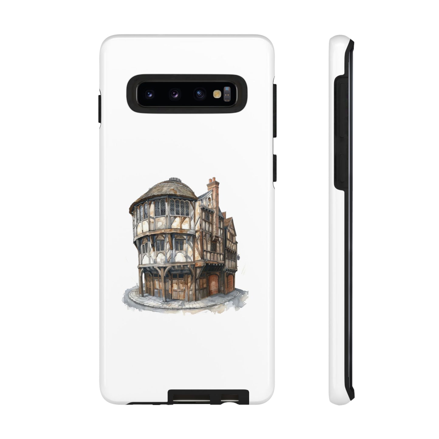Artistic Phone Case - Tough Cases with Historic Building Design
