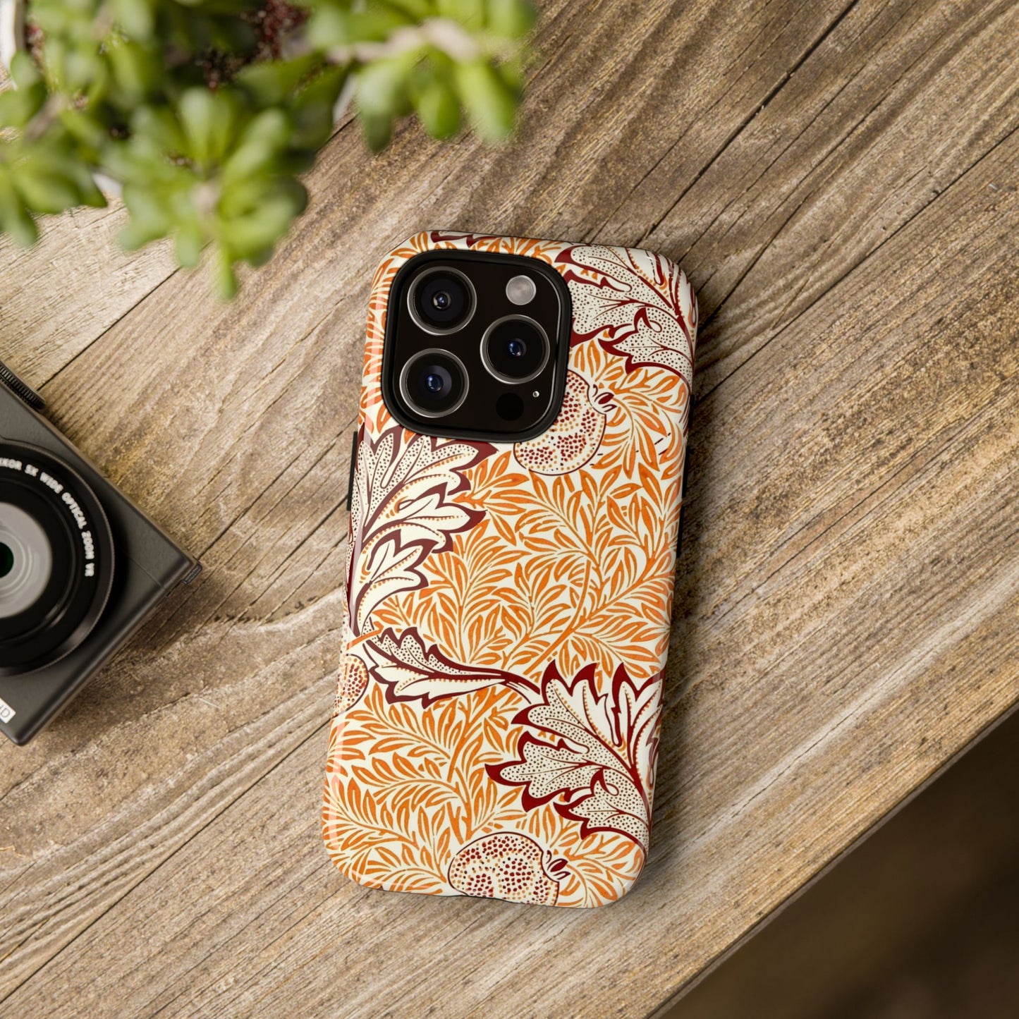 Stylish Phone Case, Tough Cases with Floral Design, Protective Cover, Gift for Her, Cute Phone Accessory