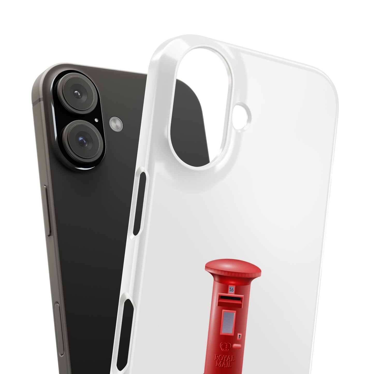 Vintage Post Box Phone Case, Slim Phone Cases, Phone Accessories, Gifts for Mail Lovers, Unique Phone Cover, Red Letterbox Design