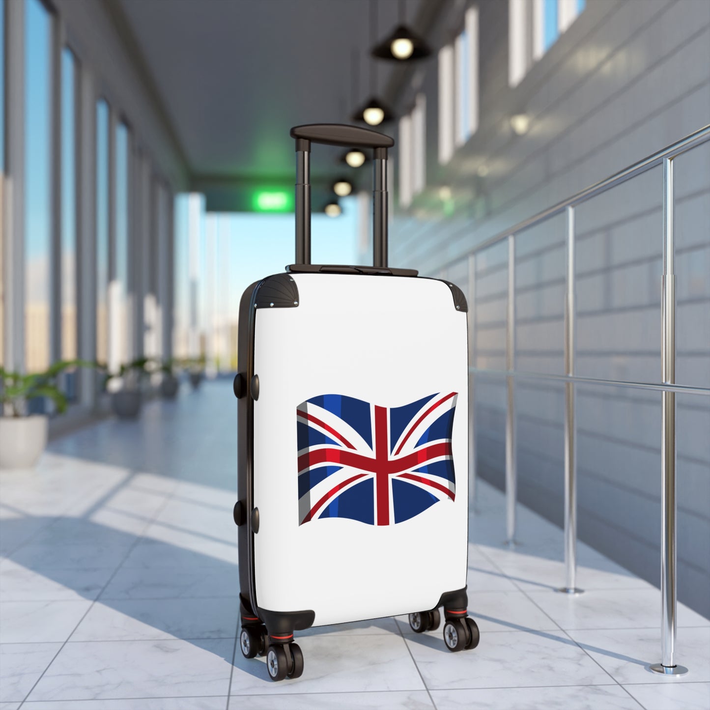 Waving Union Jack Flag - Suitcase