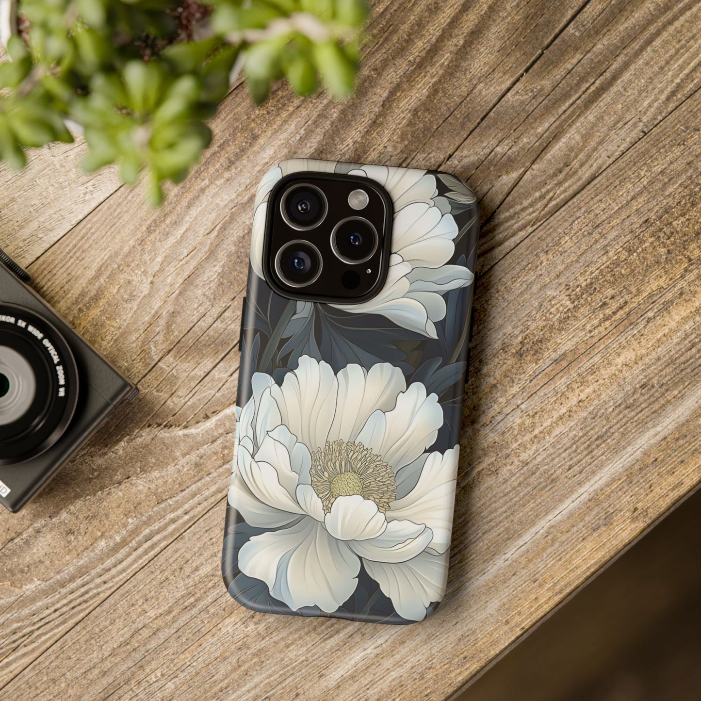 Elegant Floral Phone Case, Floral iPhone Cover, Flower Art Phone Case, Eco-Friendly Mobile Protection, Tough & Stylish Phone Case