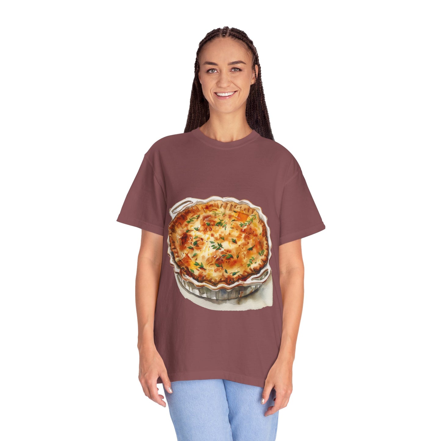 Unisex Garment-Dyed T-shirt - Fish, Chips, and Beyond - The Best of British Food