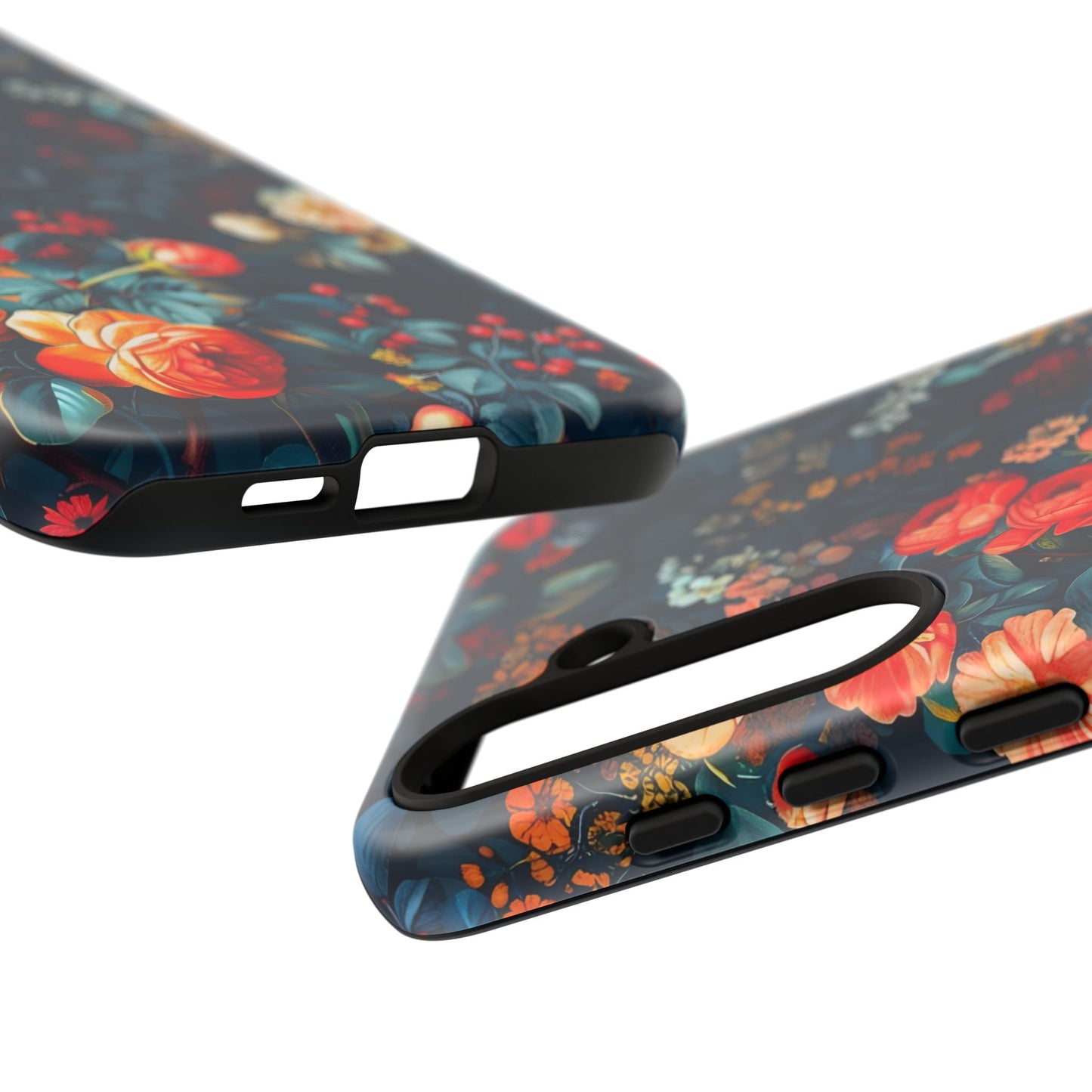 Floral Phone Case - Tough Cases, iPhone Protection, Elegant Floral Design, Gift for Her, Stylish Tech Accessory