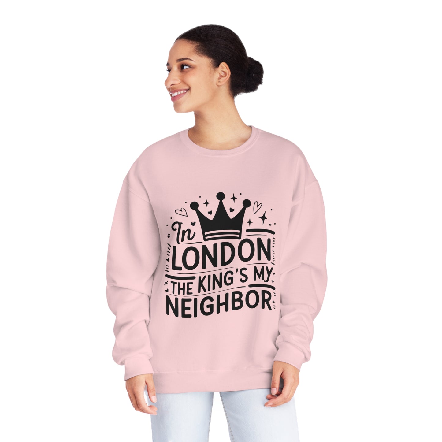 Unisex NuBlend® Crewneck Sweatshirt - King is Neighbour in London