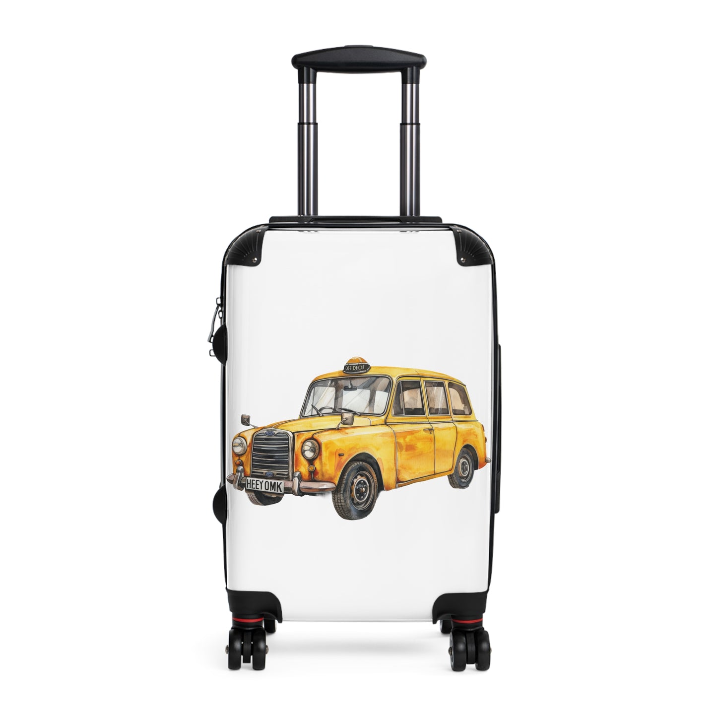 London Black Cab Illustration Suitcase