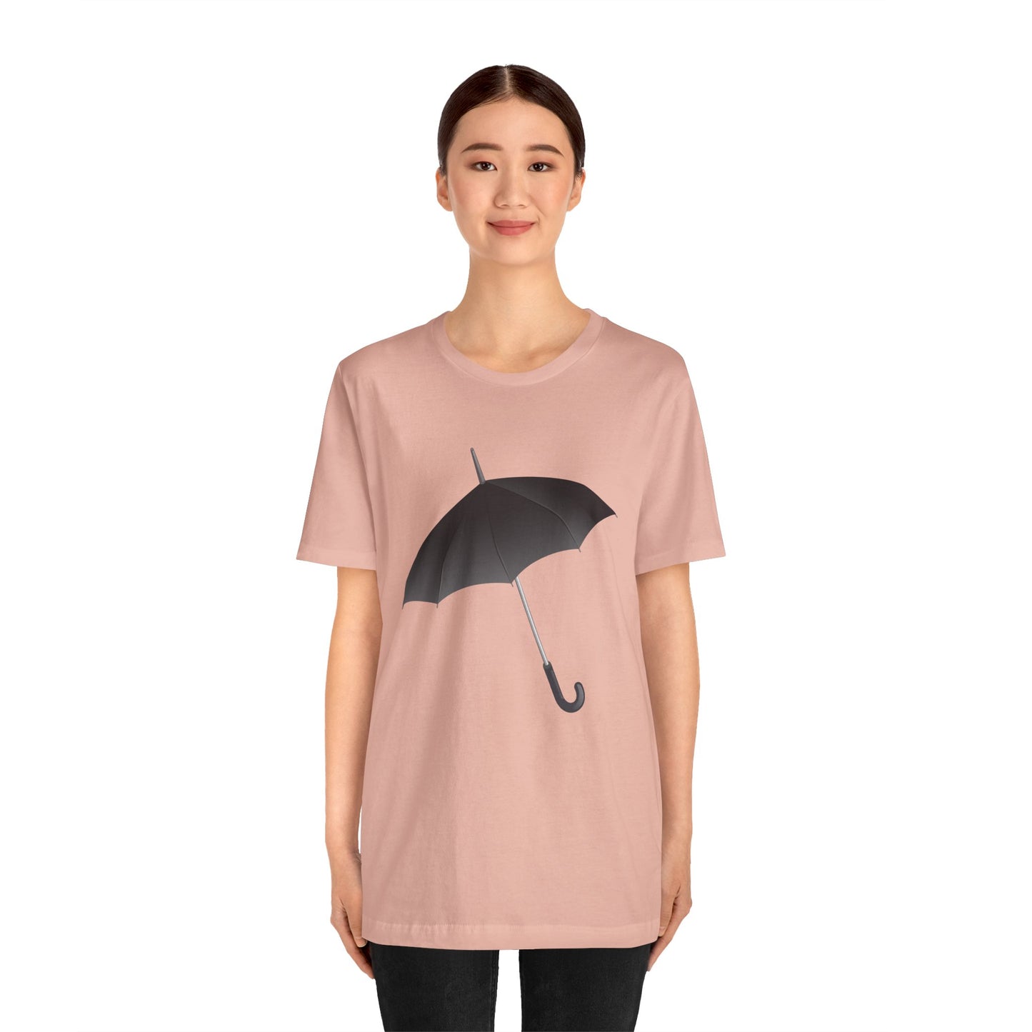 Unisex Jersey Short Sleeve Tee - Regal Royal Umbrella - Elegant and Majestic
