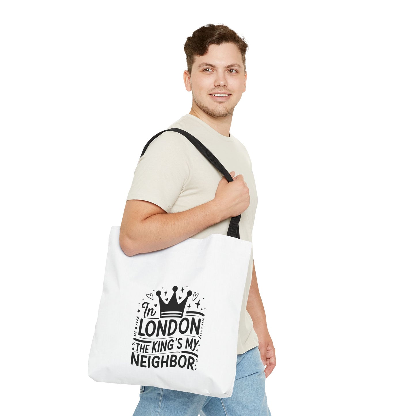 Royal London Tote Bag, Trendy Shopping Bag, Unique Gift, London Lover’s Tote, Eco-Friendly Bag, Travel Accessory